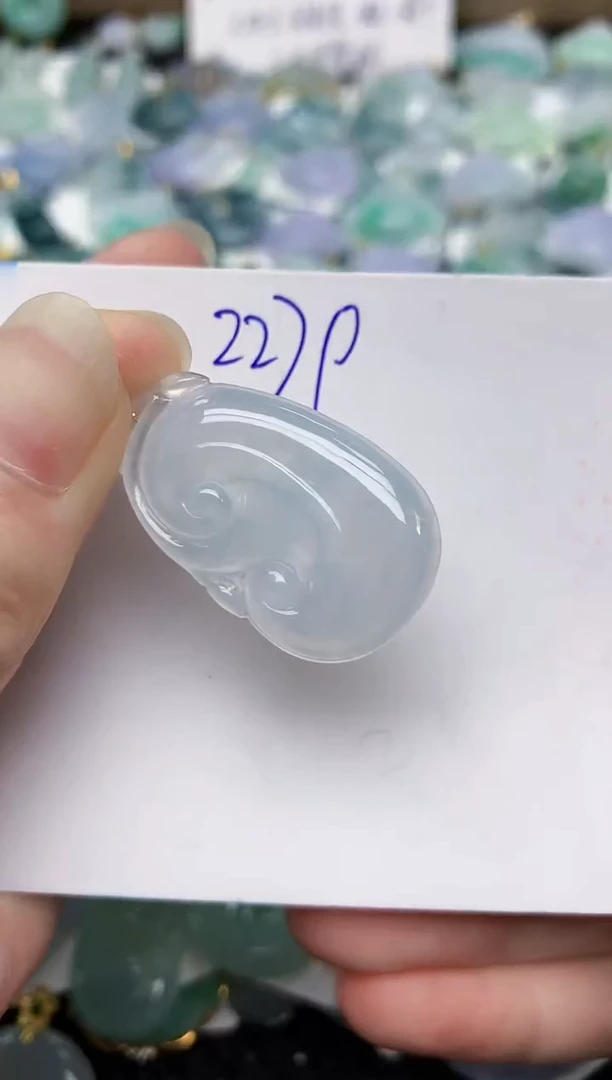 颈饰18K金镶嵌翡翠天然缅甸A货翡翠百元以上9元证书费自理