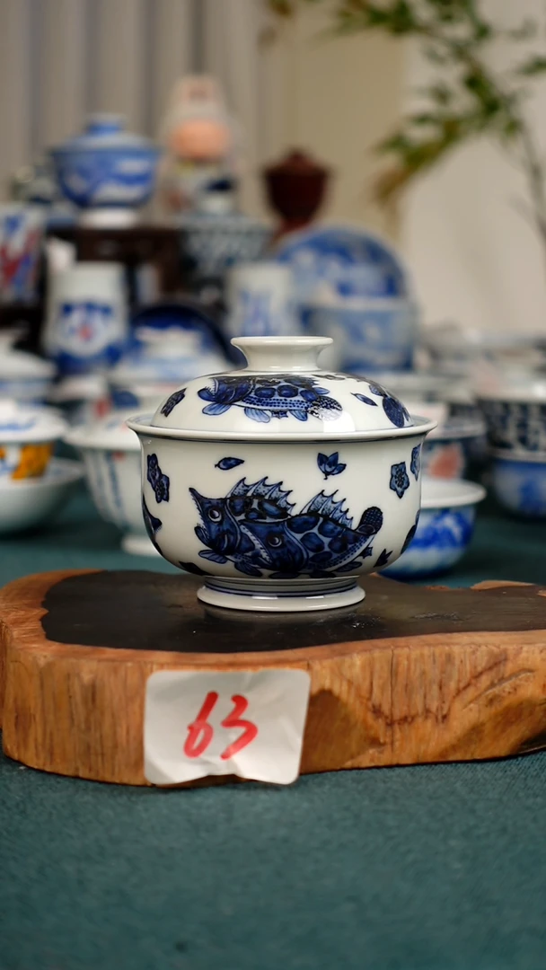 茶杯063全手工手绘茶器