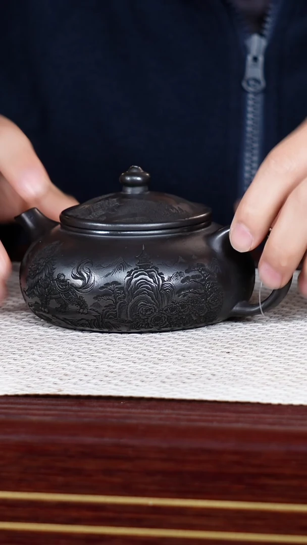 茶杯紫砂宜兴原矿紫砂 全手工制作