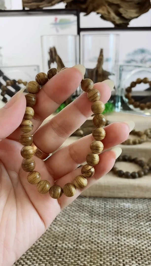 手串沉香瑞*正区达拉干虎斑老料9MM手串