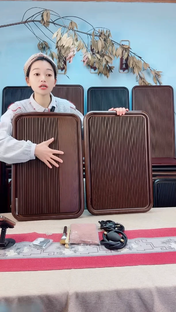 云海黄色茶盘60*40*4