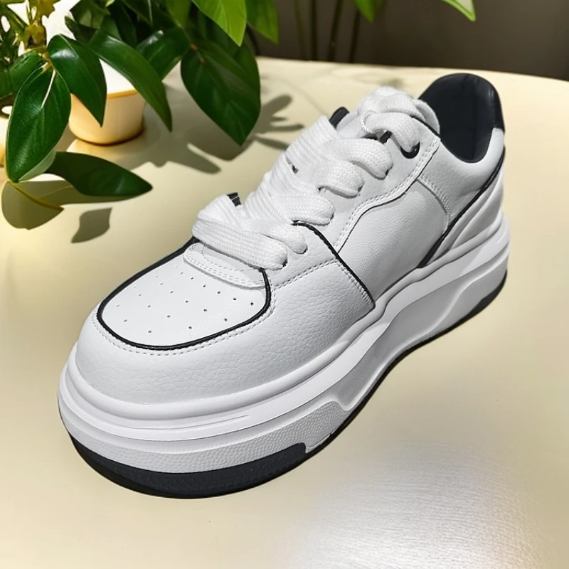 3071618运动鞋板鞋鞋子休闲鞋包裹性情侣小白鞋韩版男鞋增高20