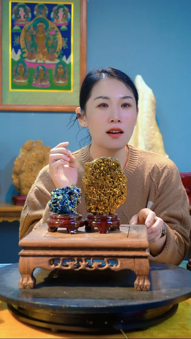 石材精品矿石晶体摆件