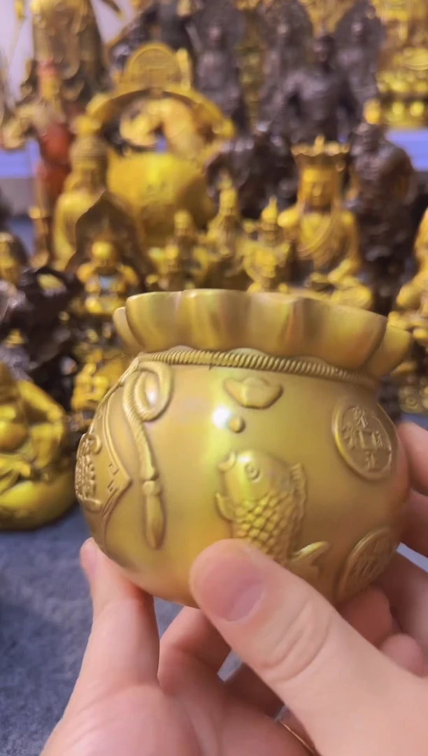 老黄黄铜摆件装饰品