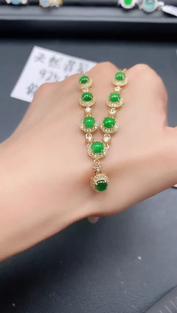 银S925镶嵌戒指翡翠11111