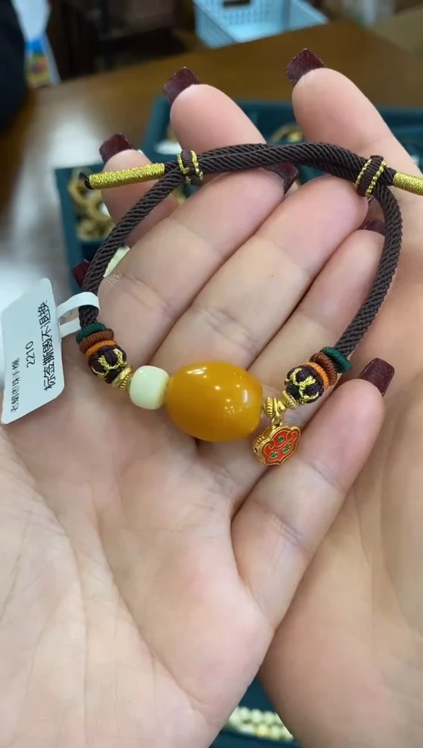 【闪购商品】蜜蜡颈饰未镶嵌QS1211 琥珀蜜蜡