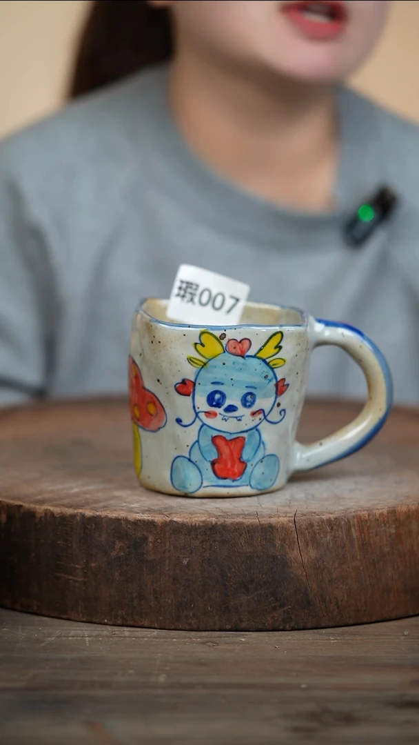 【闪购商品】瓷片景德镇高温釉下彩（食品级）微瑕007