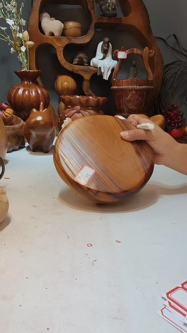 香樟木A36三足墩墩/尺寸20*7