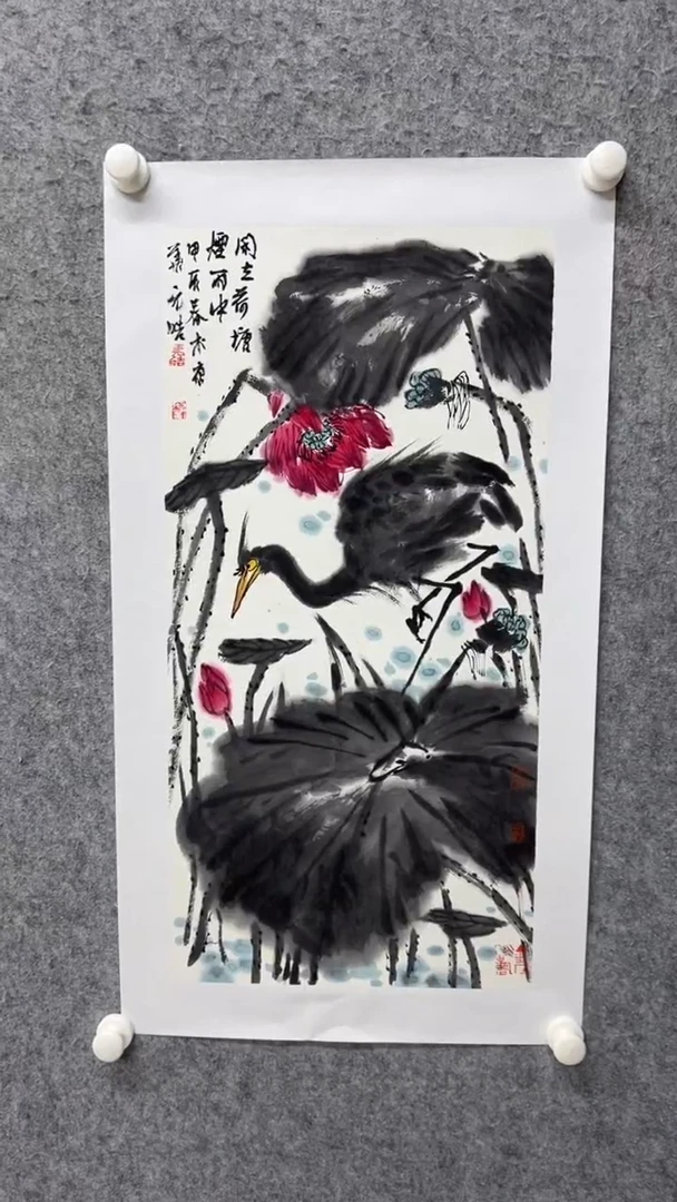 国画写意画花鸟画手绘