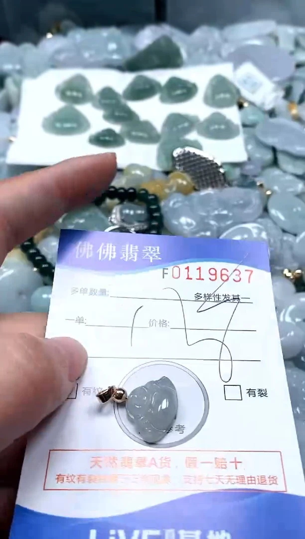 【闪购商品】翡翠颈饰未镶嵌闪购商品0119637