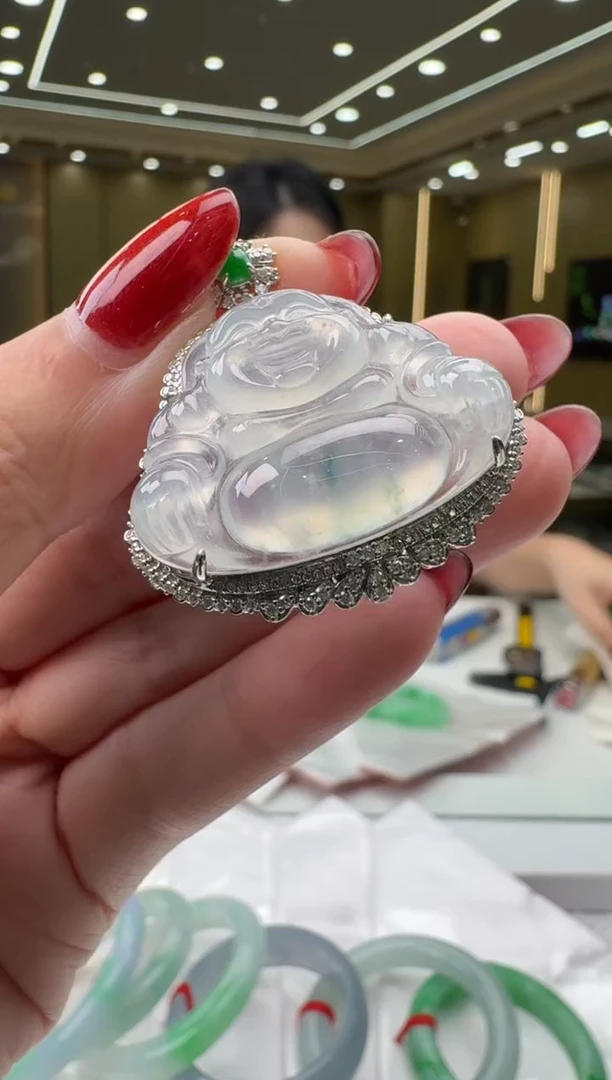 颈饰未镶嵌翡翠翡翠吊坠