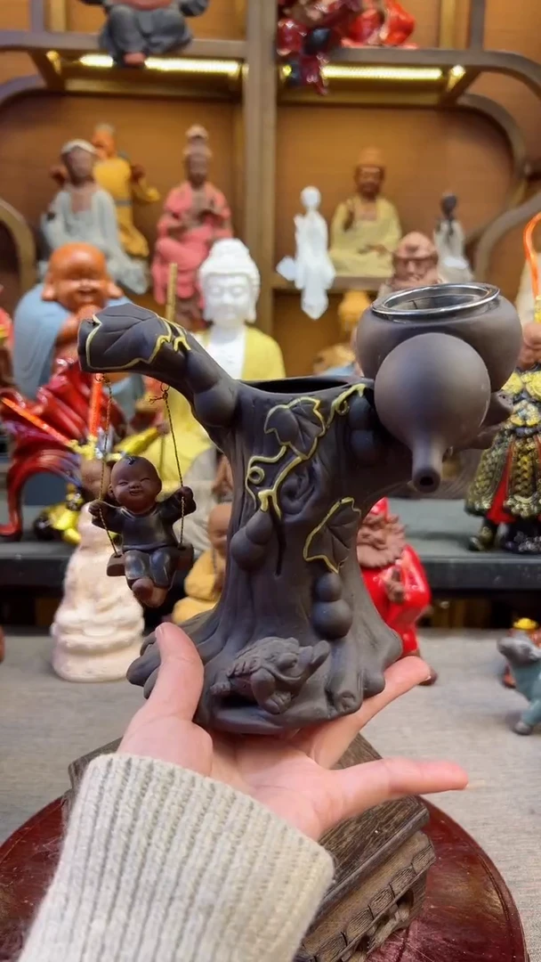 【闪购商品】紫砂茶宠器闵茶宠摆件