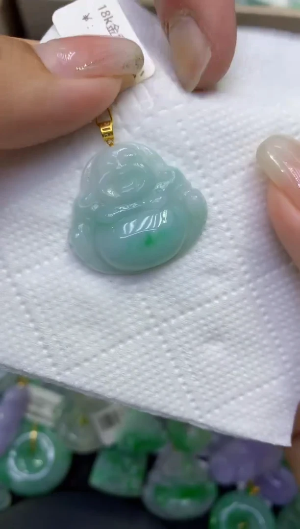 颈饰未镶嵌翡翠天然缅甸A货翡翠