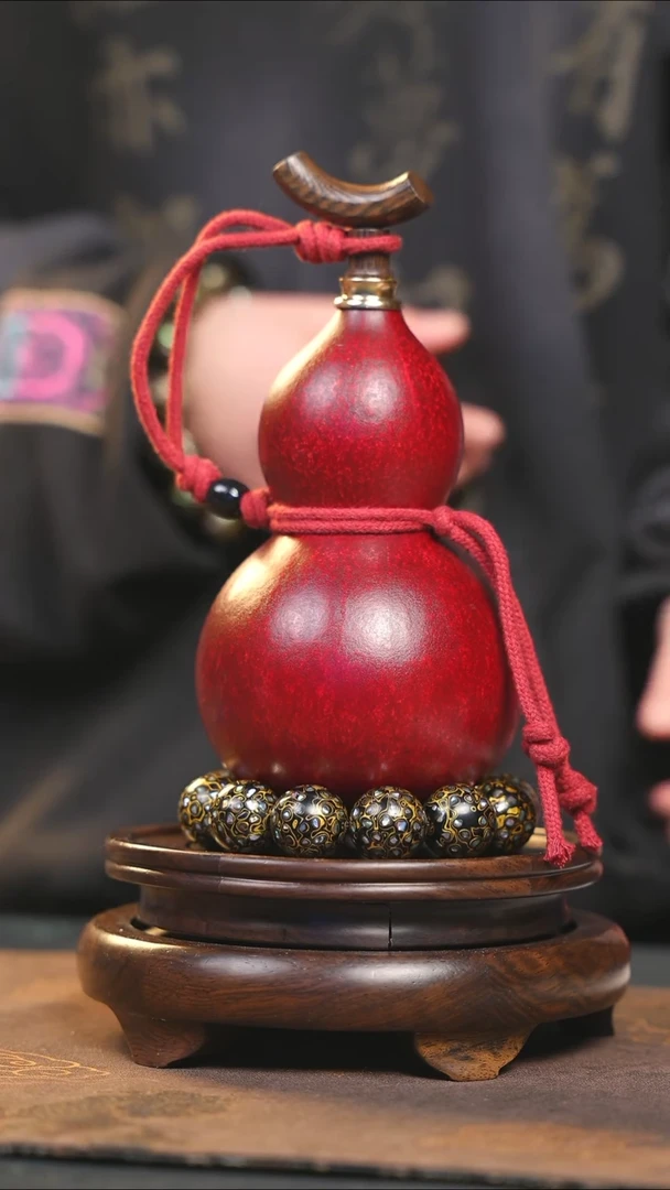 【闪购商品】YS115大漆酒葫芦不包手串及旋转底座