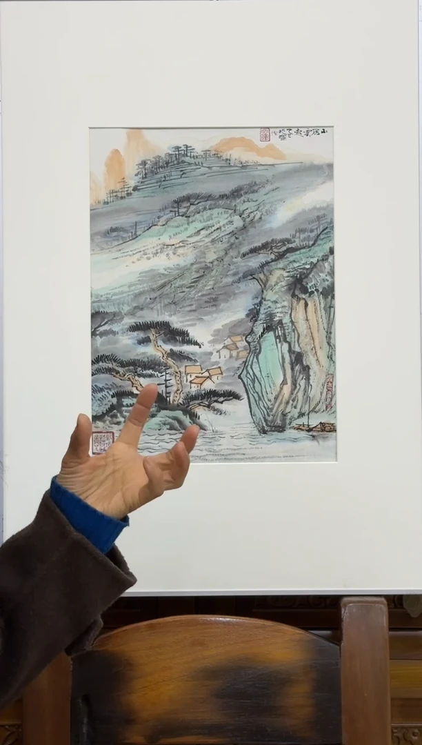 国画炳山艺术--兆老师作品