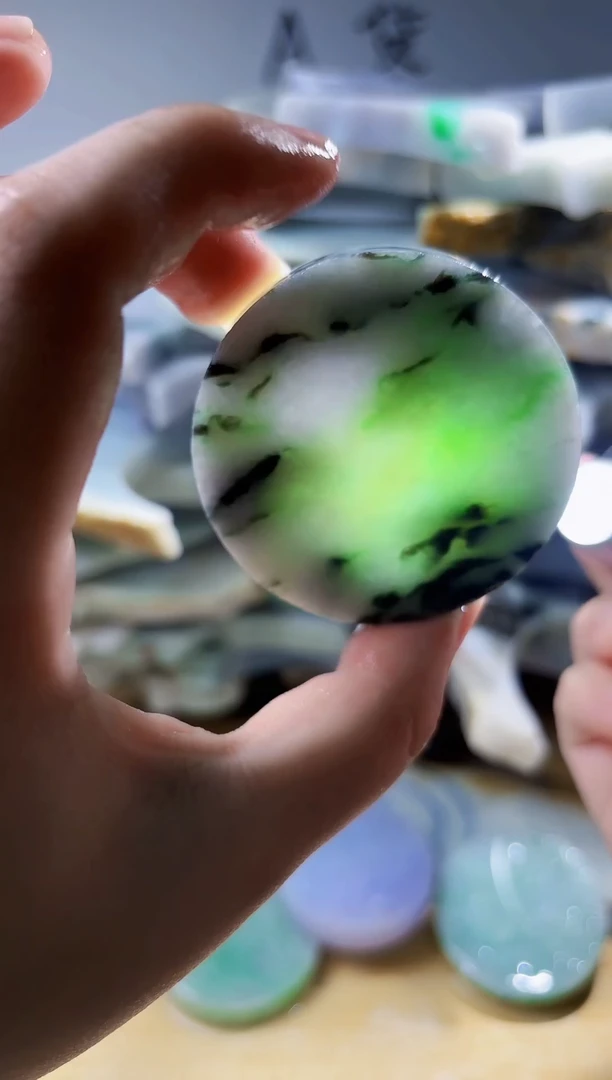 颈饰未镶嵌翡翠翡翠A货 丹 918