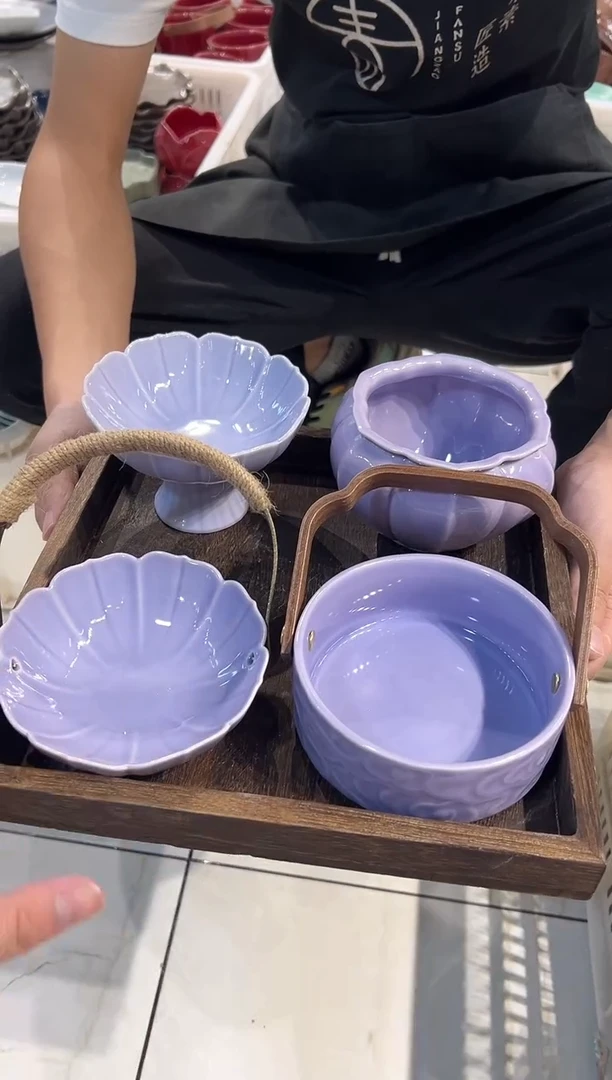瓷片微瑕商品，介意勿拍-托盘