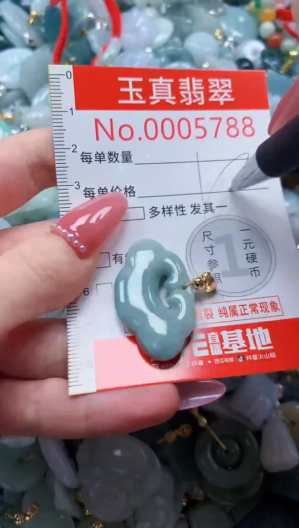 翡翠未镶嵌吊坠(不含链)5788