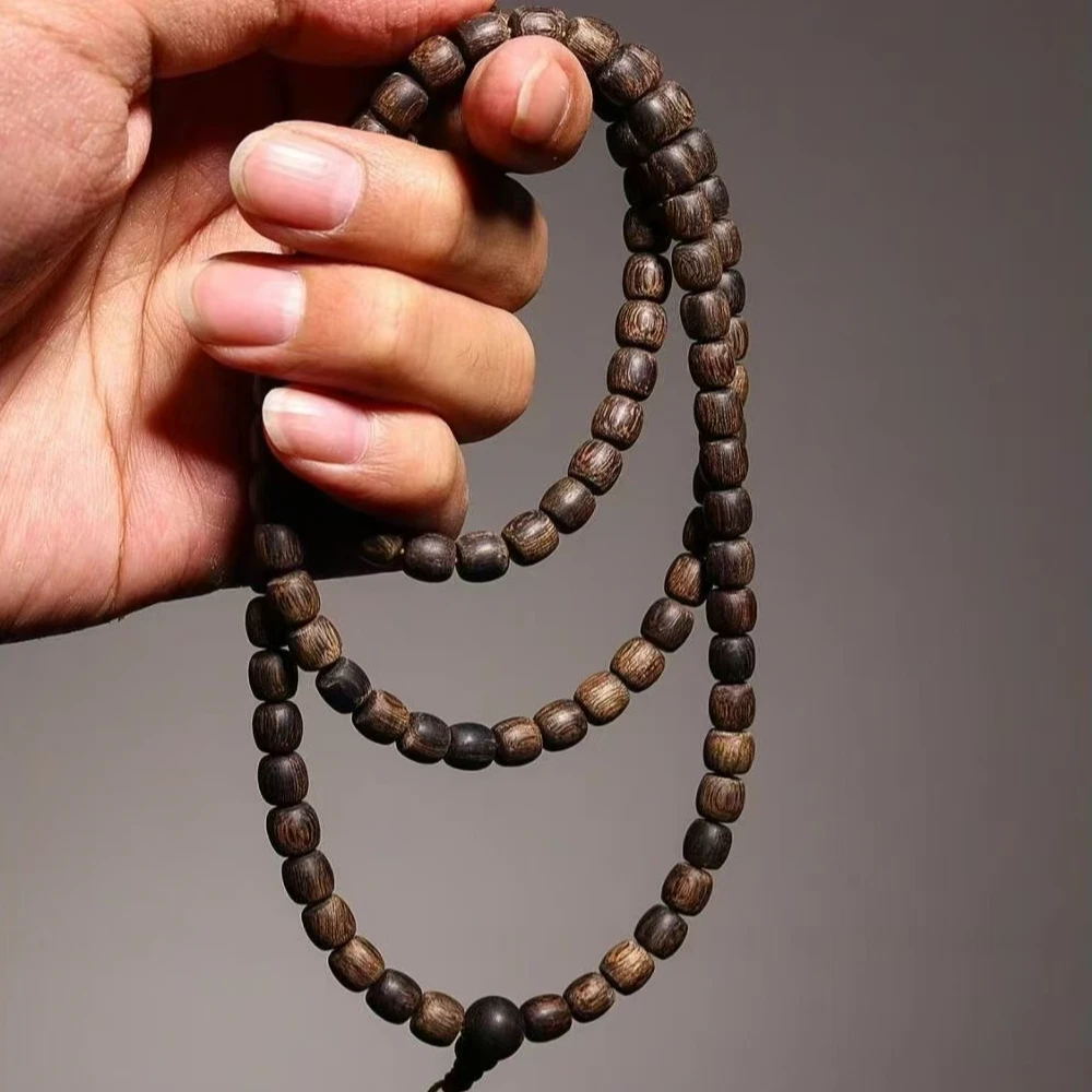 野生芽庄圆满雷料留疤白棋沉水6*7多圈沉香木（纹理随型发其一）