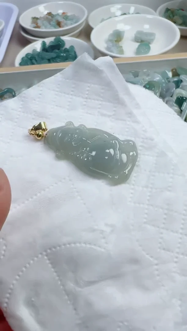 散珠翡翠520号链接，A货翡翠