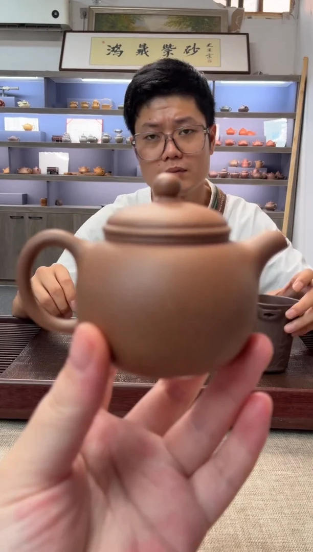 茶壶紫砂老段泥 匏尊