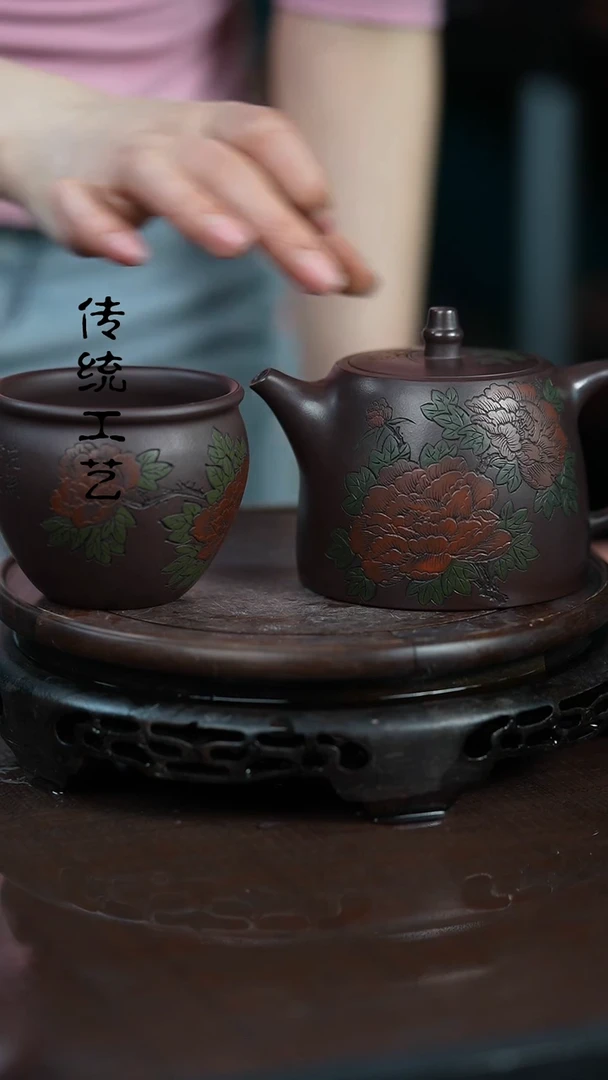 【闪购商品】紫砂茶壶原矿全手8+杯子