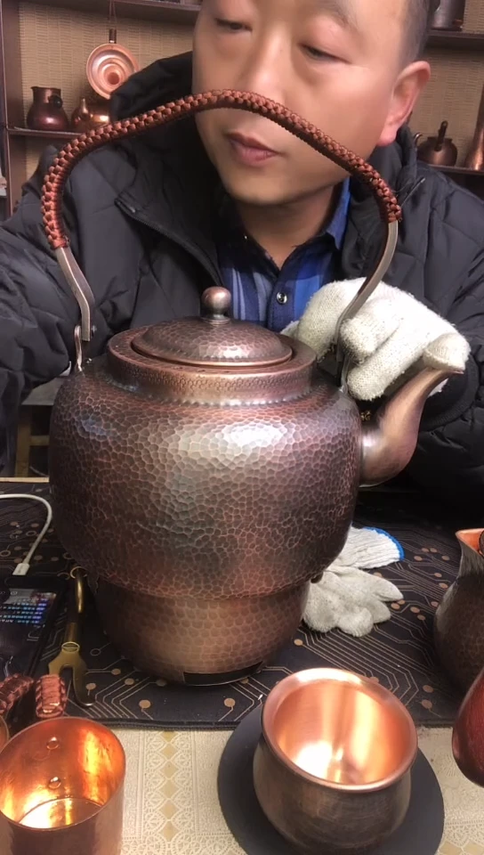 贵金属紫铜 铜铜 壶