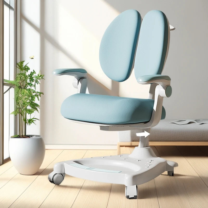 家用办公电竞学生椅写字桌椅可升降座椅回弹矫正坐姿靠背工学椅