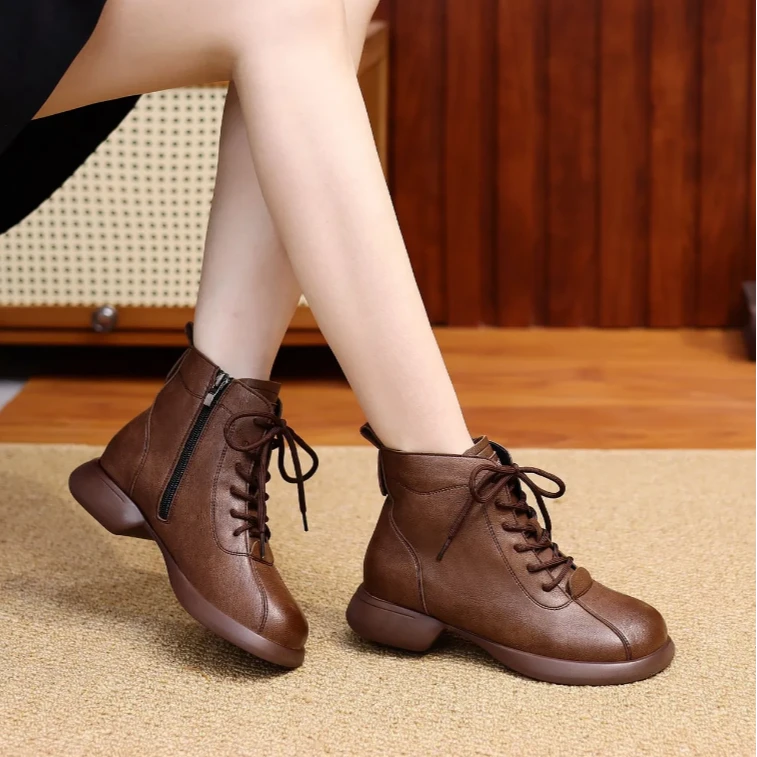 【粉丝福利】秋冬新款百搭时尚高级感舒适短靴6070