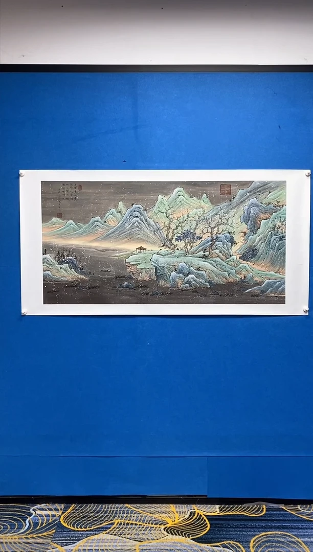 【闪购商品】国画张巨富  雪景山水横版