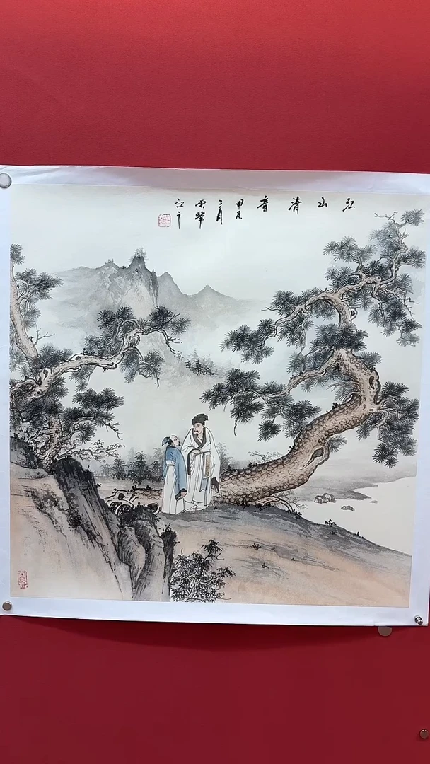 国画手绘原稿-张广恩-4pc