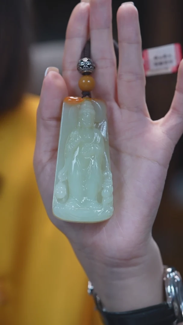 颈饰未镶嵌和田玉阿弥陀佛