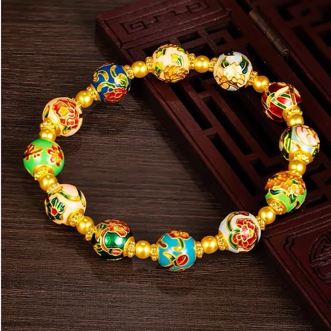 鸣钻国际足金999 12月花神情人节礼物手串 【娇娇专享】HJS890