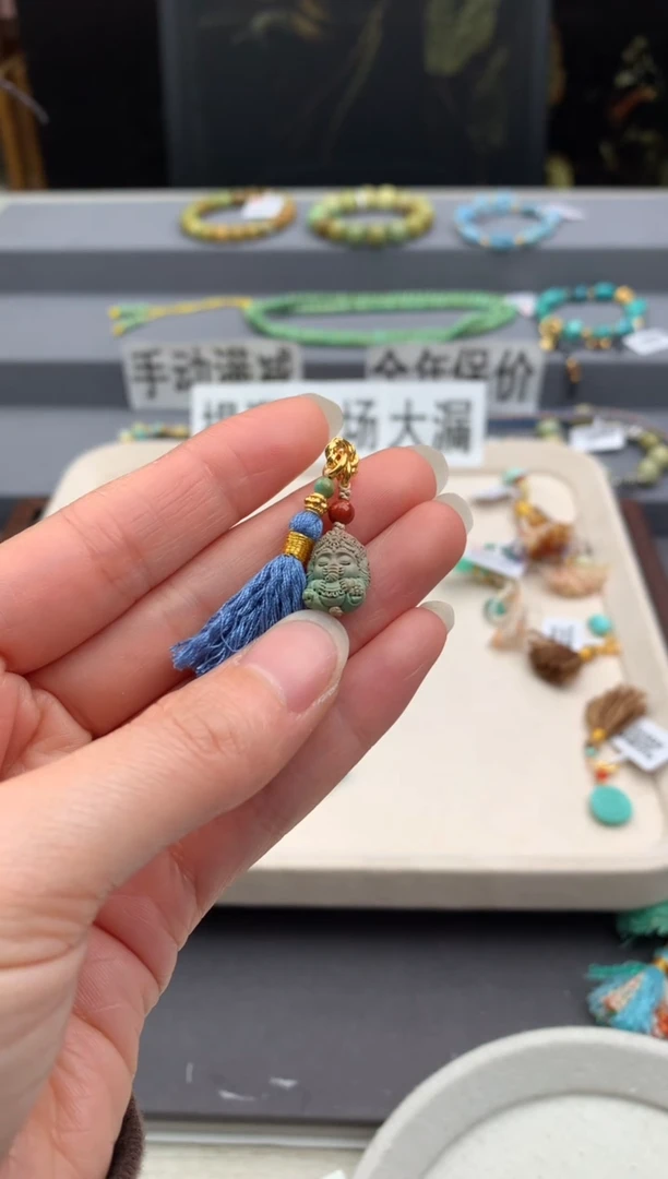 未镶嵌绿松石提溜茜.F197