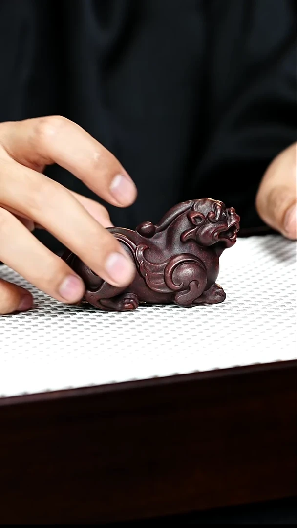 茶杯紫砂宜兴紫砂 貔貅 紫砂茶宠