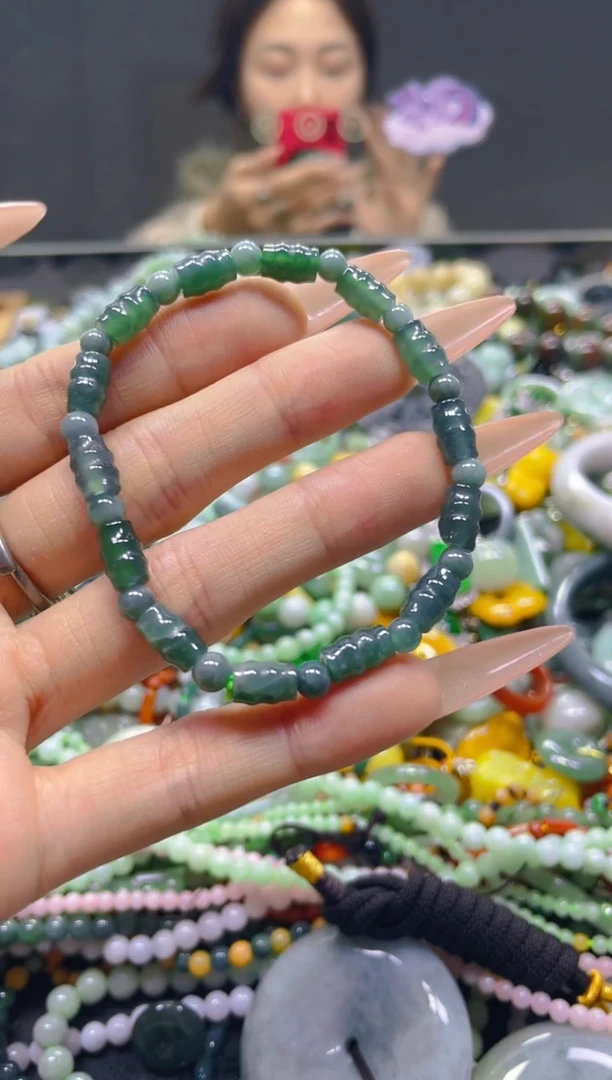 颈饰未镶嵌翡翠5MM