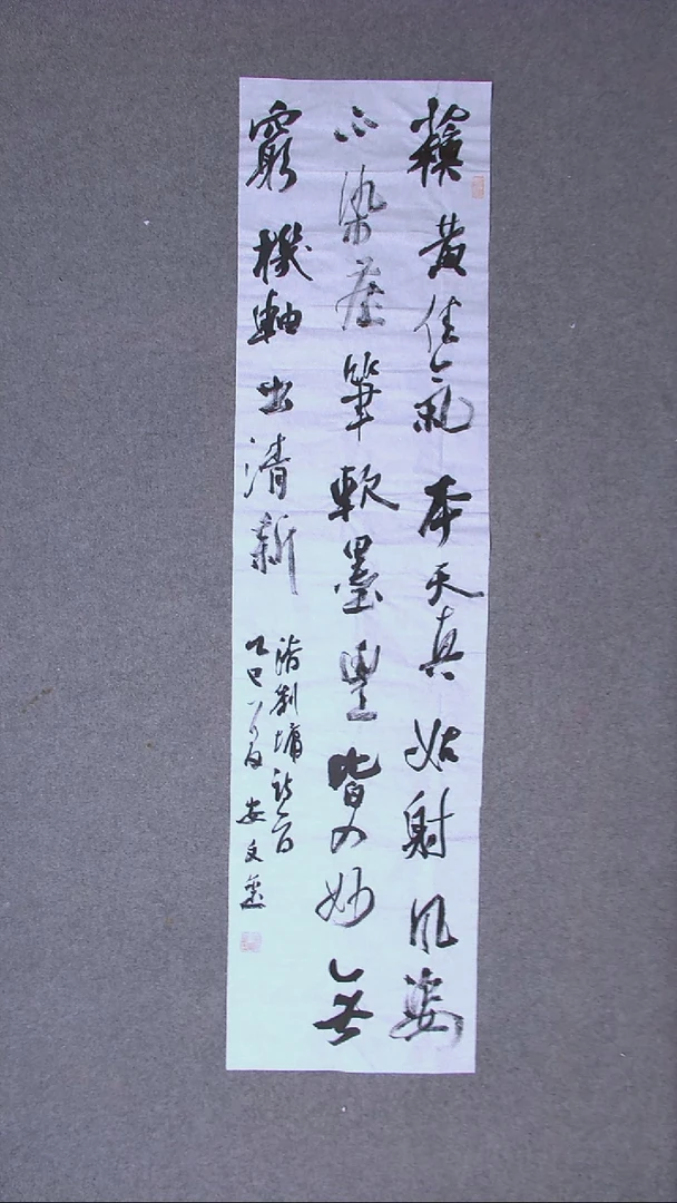 书法安文玺 甘肃武威138*34四平尺