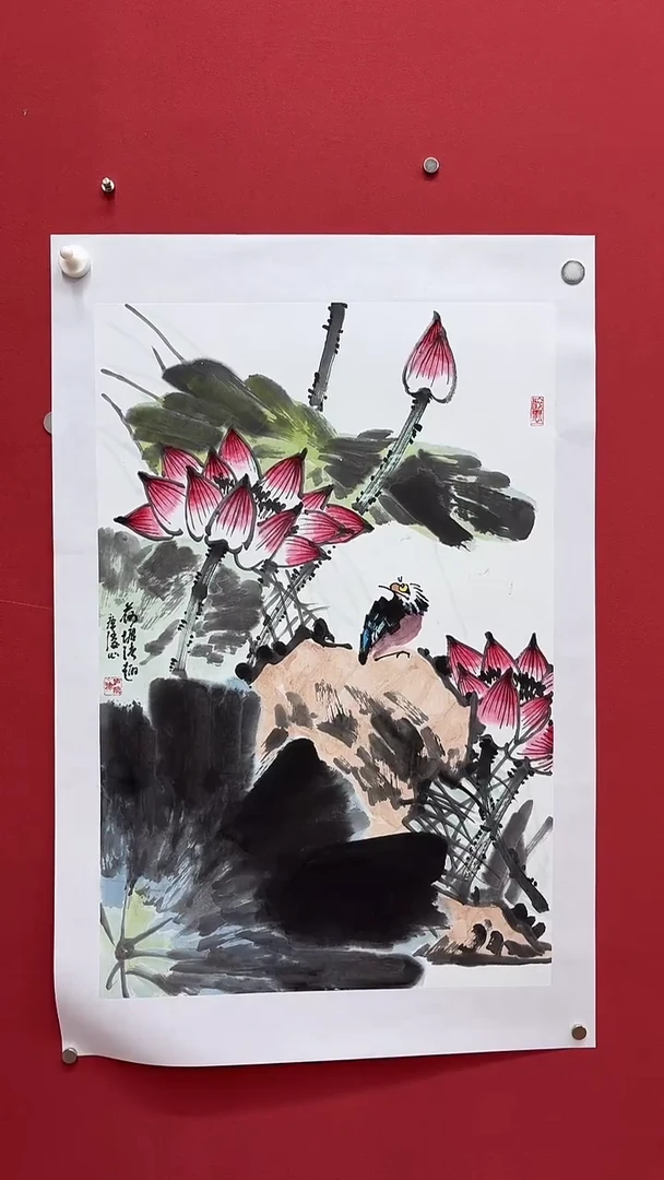 国画徐庐陵精品花鸟2.7平尺