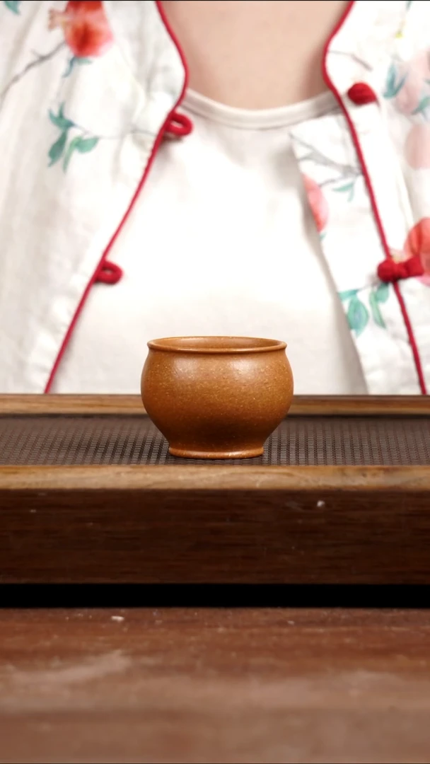 茶壶紫砂桃花泥杯子75CC