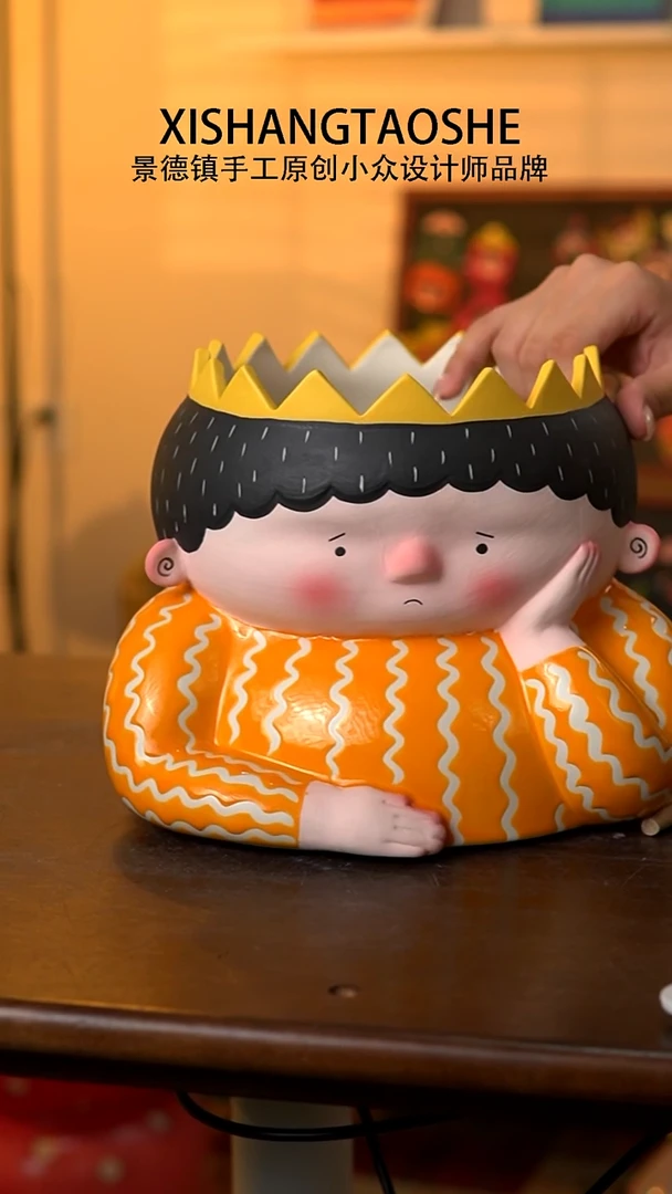 .798喜上陶社大号花盆