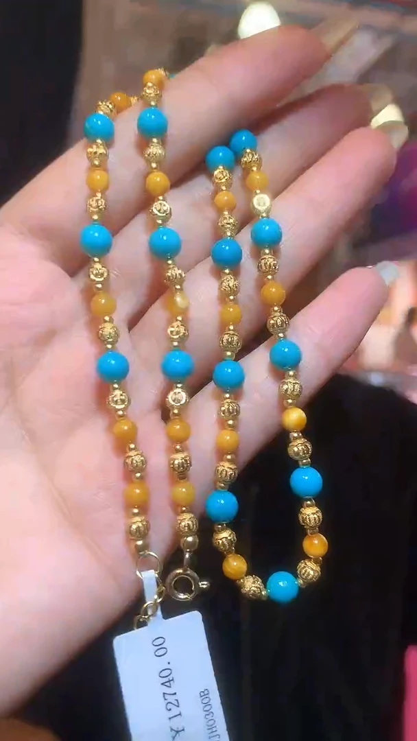 银S925镶嵌绿松石颈饰【宝石世家严选】