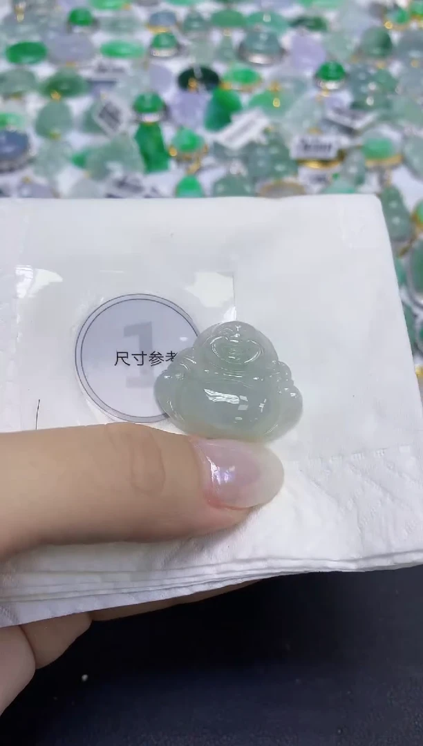 颈饰未镶嵌翡翠天然缅甸翡翠A货百元以上9元证书费自理