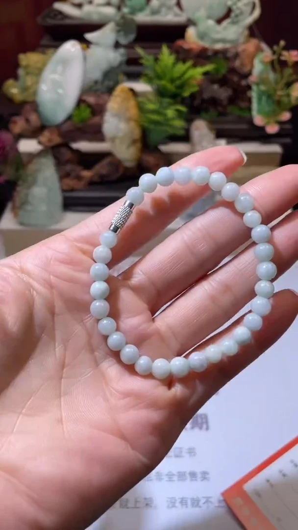 项链未镶嵌翡翠翡翠珠串