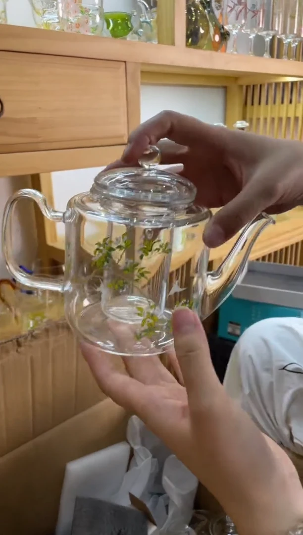 遇器梨花白燕煮茶壶啊