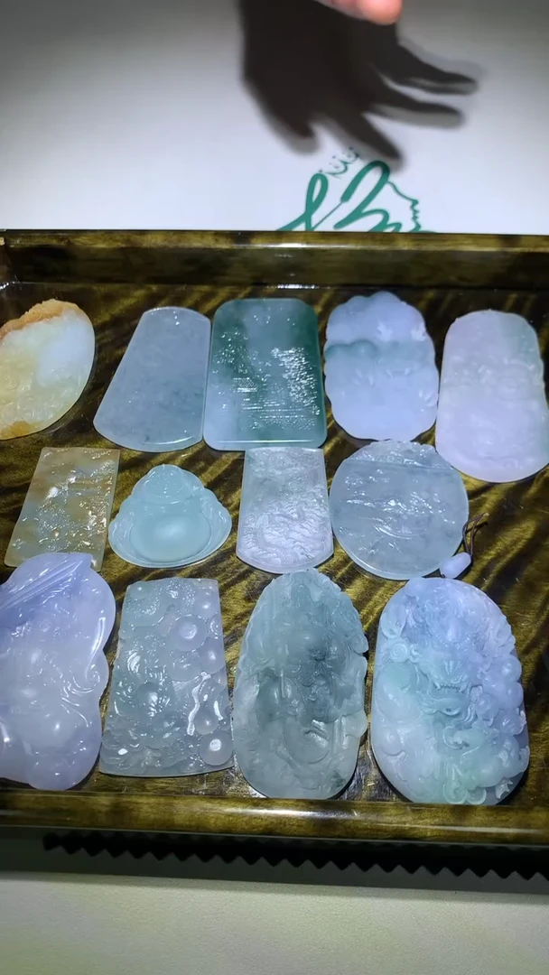 定制翡翠未镶嵌淼**~毛货-不退不换 多样性发一