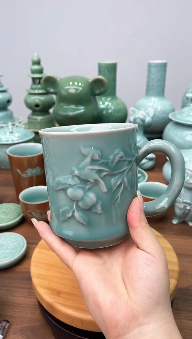 特价福利 微瑕 慧仙青瓷