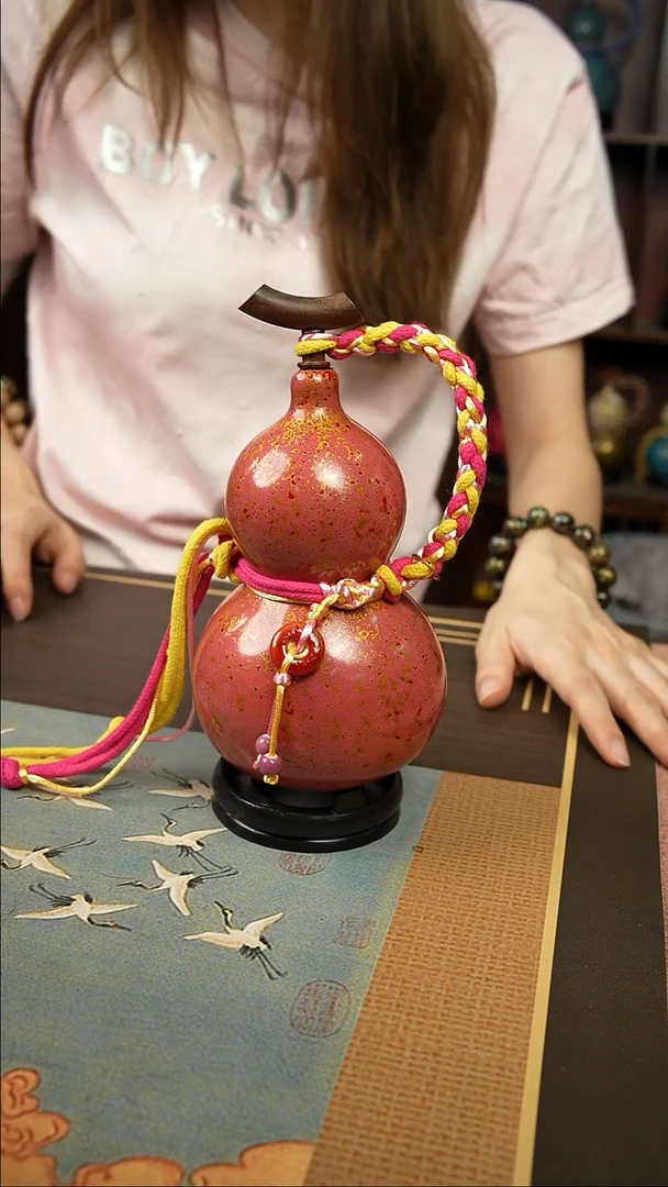 006号500ml左右非遗大漆酒葫芦