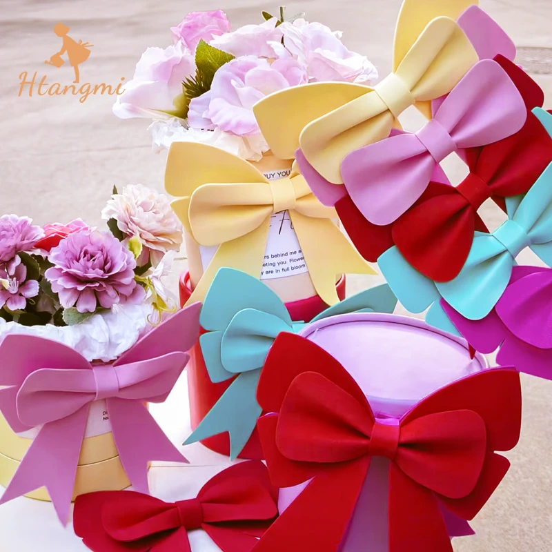 【汉唐美】网红花束配饰花束蝴蝶结公主的花礼盒抱抱桶花艺鲜花材料