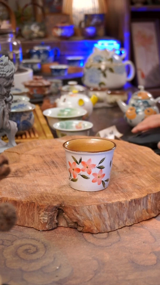 杯子桃花手工手绘手工手绘