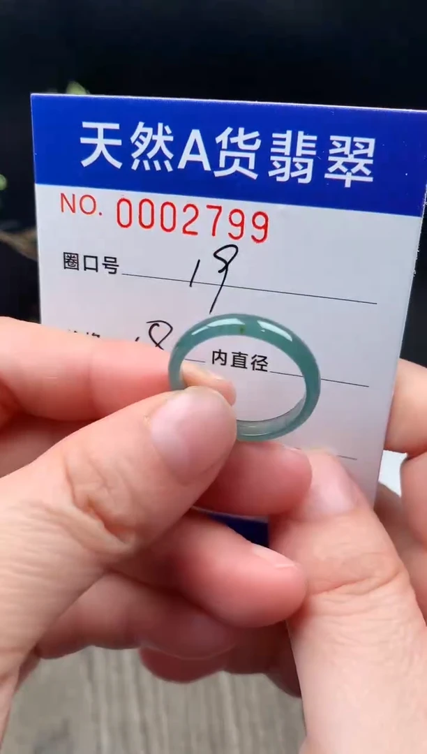 未镶嵌戒指翡翠19#